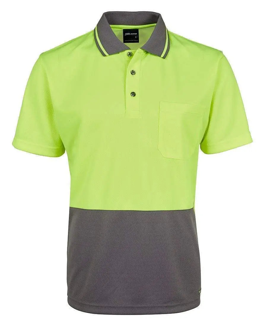 JB'S Adults Hi-Vis Traditional Polo 6HVNC Metro Workwear.